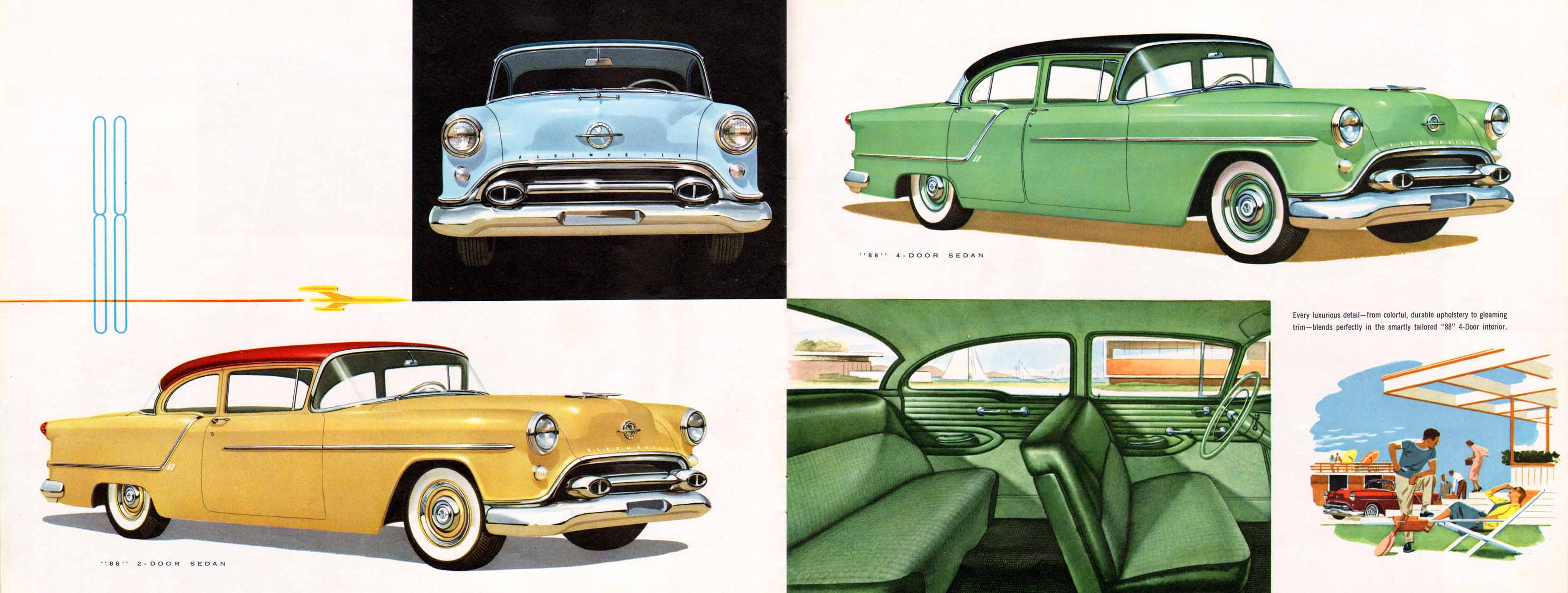 1954 Oldsmobile Motor Cars Brochure Page 18